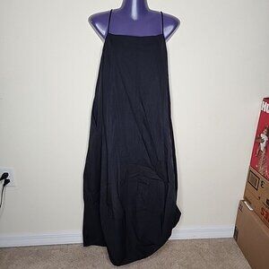 Free People Black Midi Dress